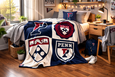 University of Pennsylvania Heritage Quadrant Blanket