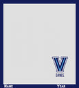 Villanova Grey & White "V" DANCE Herringbone