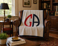 Germantown Academy Heritage Herringbone Initial Blanket™