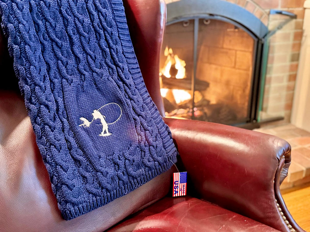 Roaring Fork NAVY Aran Signature Cable