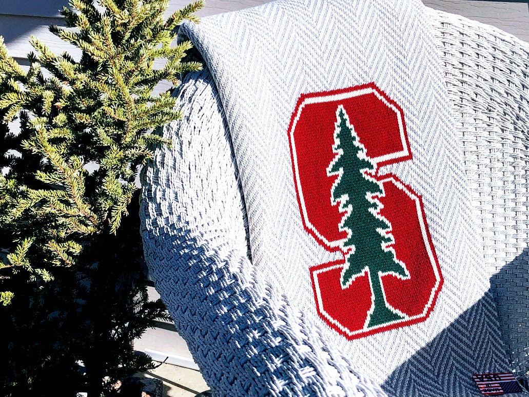 Ncaa Stanford Cardinal Blanket Tote Outdoor Picnic Blanket - Red