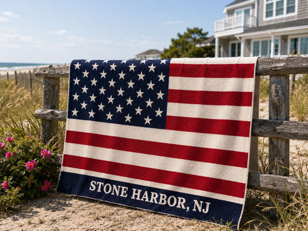The Americana Marker Blanket - Stone Harbor
