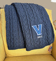 Villanova CABLE Embroidered "V" DANCE Blanket