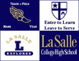 LCHS  Multi logo Single Sport /Club Blanket Customized Name & Number 60 x 50