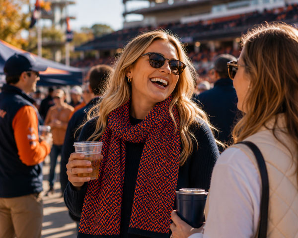 The UVA Mini-Chevron Heritage Scarf™