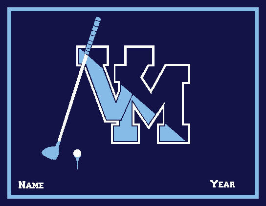 Villa Maria Academy GOLF Customized with your Name and Year