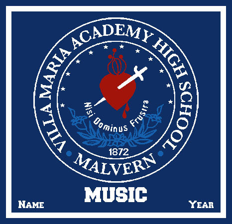 Villa Maria Academy MUSIC Customized with your Name & Year