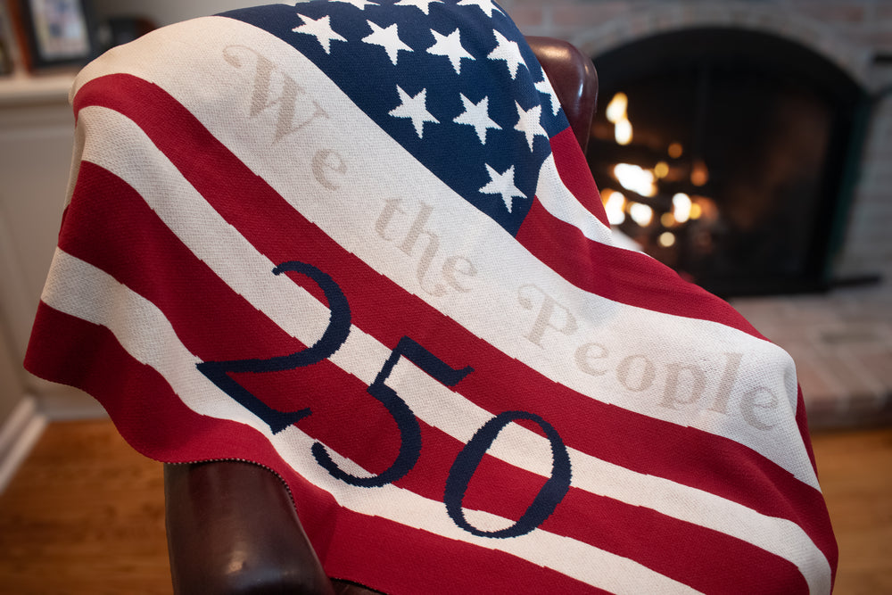 The American Principles — 250 Commemorative Blanket Set. Can be purchased individually or the set
