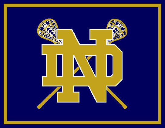 Notre Dame Women's Lacrosse  Sticks 60 x 50