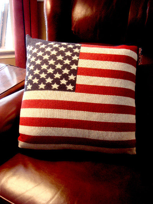 Stars and Stripes American Flag Pillow