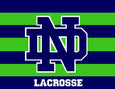 Notre Dame Men's Striped Lacrosse  Sticks
