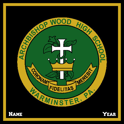 Archbishop Wood Seal  Hunter Base Customized with your Name & Year