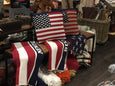 American Flag Blanket CUSTOMIZED with your TOWN 60 x 50
