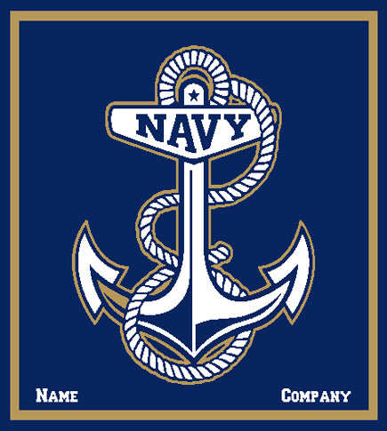 NEW Custom Anchor Name and Company # 50 x 60