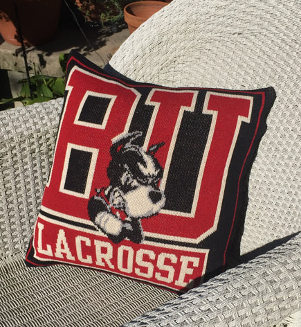 BU Lacrosse Men's Pillow 20 x 20