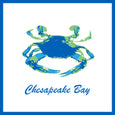 Custom Blue Crab Blanket 50 x 60