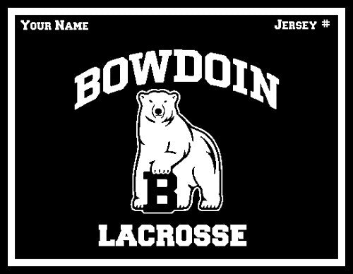 Bowdoin Lacrosse Name & Number