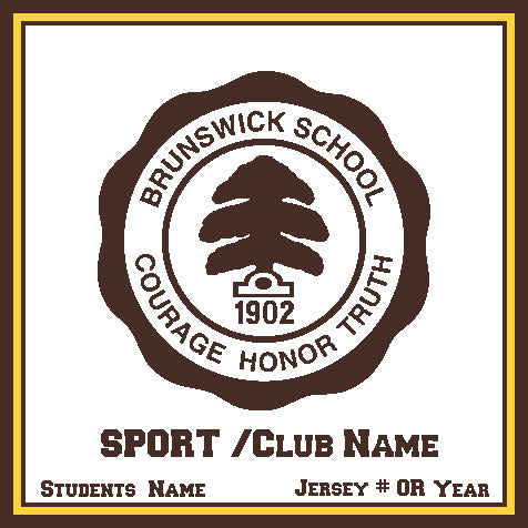 Brunswick Seal  Name , Sport & Jersey # 50 x 60