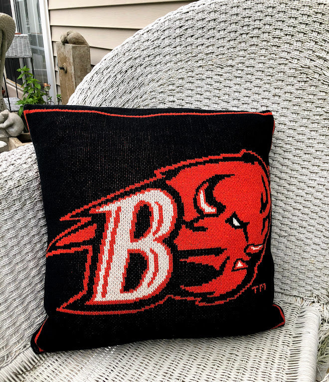 Bucknell BISON Lacrosse Pillow 20 x 20