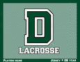 Dartmouth Women's Chevron Lacrosse Customized with Name and # OR Year