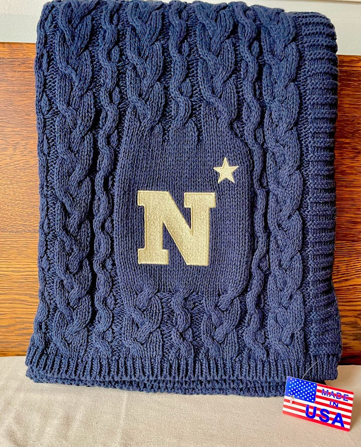 N Star Super Chunky Cable Blanket