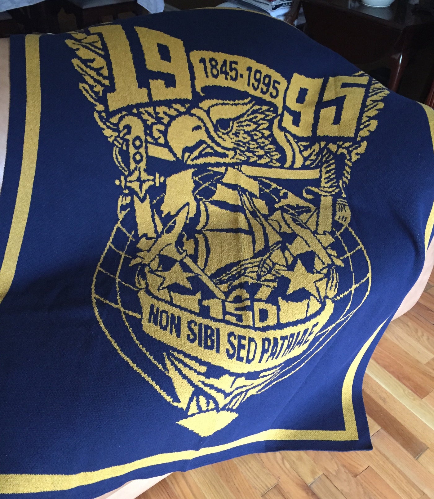 US Naval Academy Class of 1995 Seal Blanket