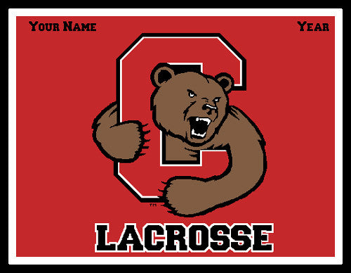 Cornell Solid Women's Lax Name & Year 60 x 50