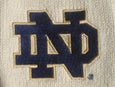 Notre Dame Natural 6 Needle Cable Blanket 50 x 60