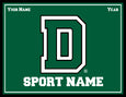 Custom Dartmouth Any Sport /Club Solid 60 x 50 Landscape
