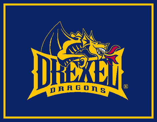 Drexel Dragons NAVY Base 60 x 50
