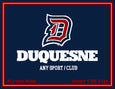 Custom Duquesne Any Sport  / Club  Navy  60 x 50