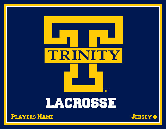 Custom Trinty Lacrosse Name & Number 60 x 50