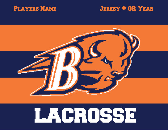 Custom Bucknell Men's STRIPED Name & Number OR Year  60 x 50