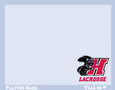 Haverford Herringbone ANY SPORT, Customized Name and #  OR Name & Year 60 x 50 (Showing LACROSSE)
