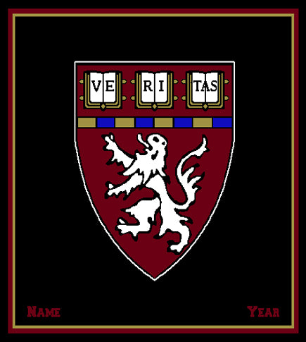 Custom Harvard Medical School Seal 50 x 60