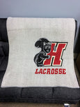 Haverford Herringbone ANY SPORT, Customized Name and #  OR Name & Year 60 x 50 (Showing LACROSSE)