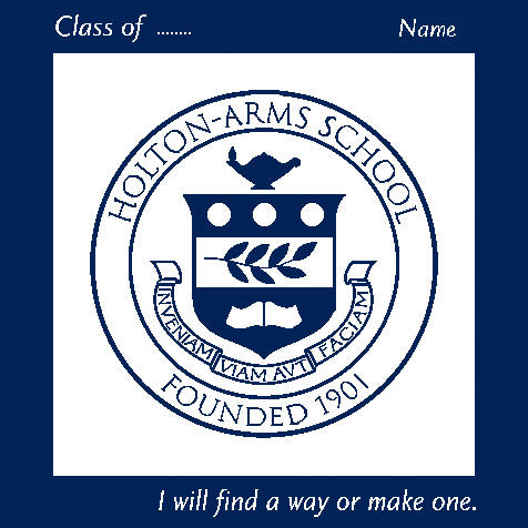 Holton Arms Seal Customized  with your Name & Year 50 x 60