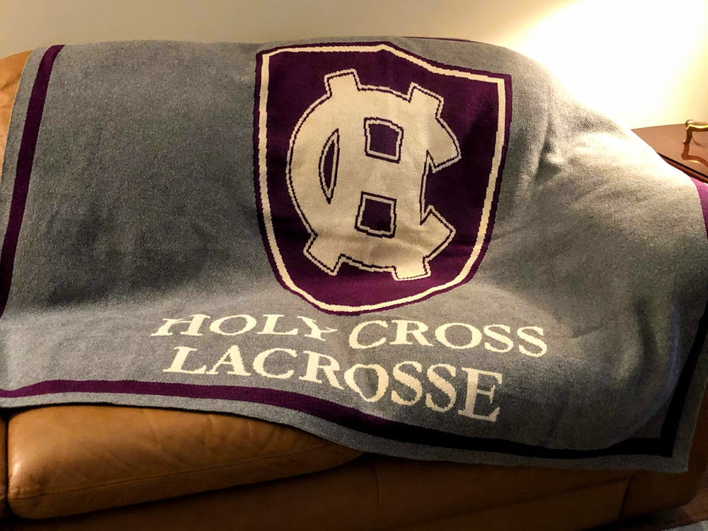Custom Holy Cross Athletic Solid 60 x 50 (showing Lacrosse)