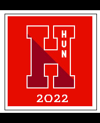 Hun H Pillow 20 x 20 with 2023