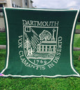 Dartmouth Shield Blanket Hunter Green 50 x 60