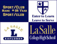 LCHS Multi logo 2-Sport /Club Blanket Customized Name & Number 60 x 50