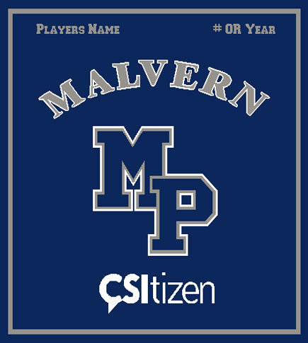 Malvern Citizen Program Blanket Customized Name & Year 50 x 60