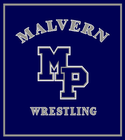 Malvern Wrestling Blanket Customized Name & Year 50 x 60