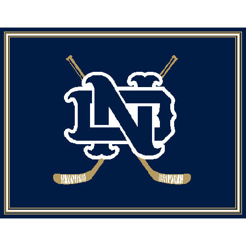 Notre Dame Hockey Navy 60 x 50