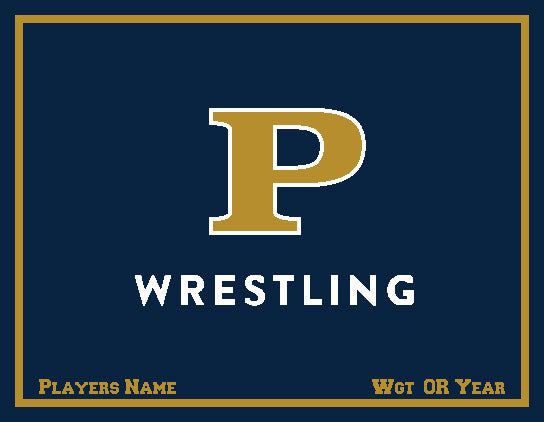Peddie Wrestling Blanket Customized Name & Number 60 x 50