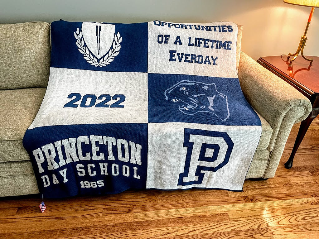 PDS 2022 Multi Logo Dorm, Office, Alumni, Tailgate Blanket