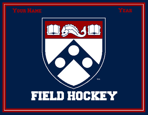 PENN Field Hockey Academic Shield Customized with Name & Year