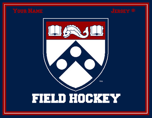 PENN Field Hockey Academic Shield Customized with Name & Number