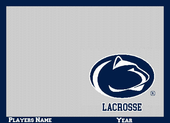 Penn State Women's Lacrosse Herringbone Customized with your Name & Year