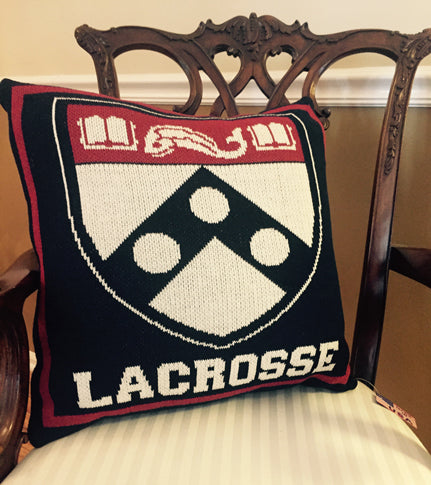 PENN Academic Shield Lacrosse Pillow 20 x 20